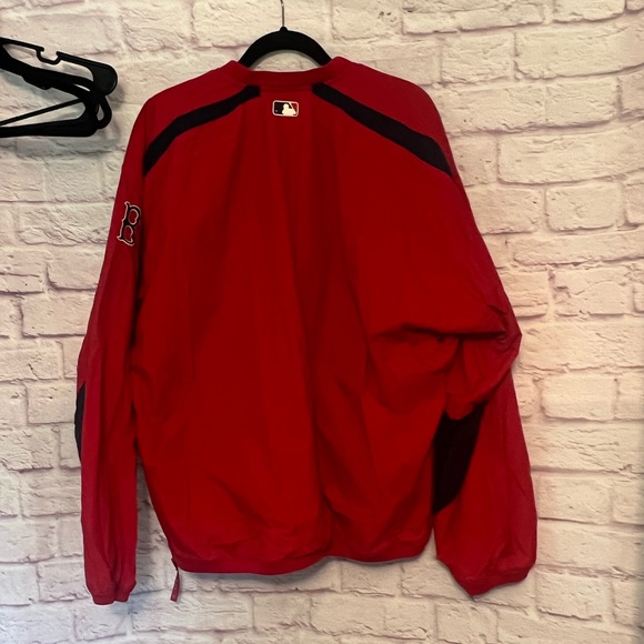 Majestic Boston Red Sox 1/4 zip Windbreaker Jacket - Picture 11 of 13